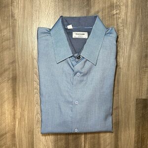 Duchamp London Tailored Fit Long Sleeve Button Down - XL (17)